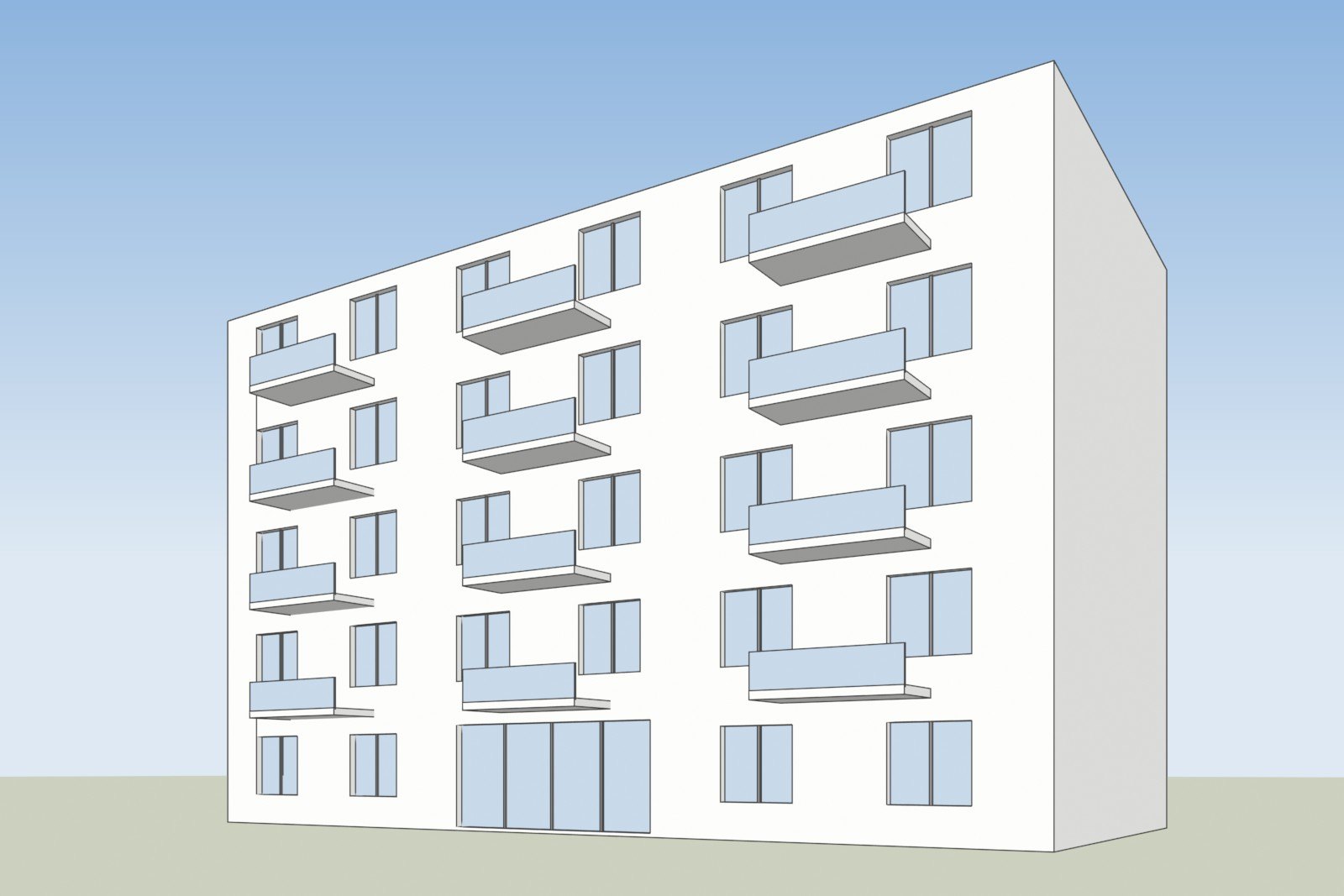 Apartment building, the uploaded viewport screenshot