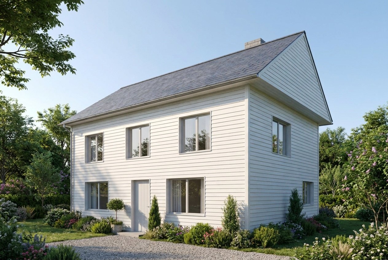 Family house, rendered
