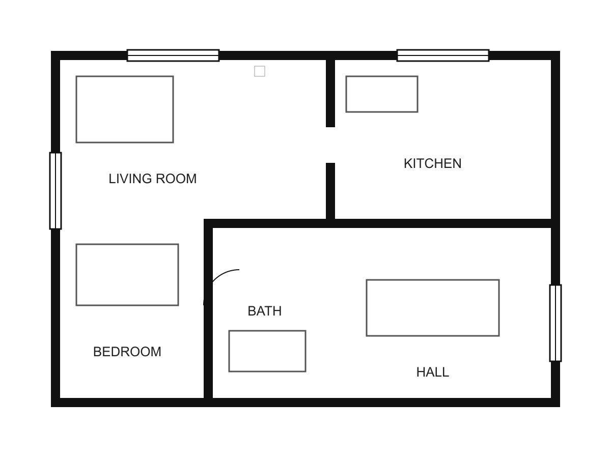Floor plan and its 3D render, the uploaded viewport screenshot